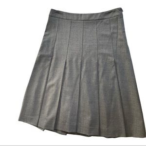 Theory virgin Wool Pleated Skirt